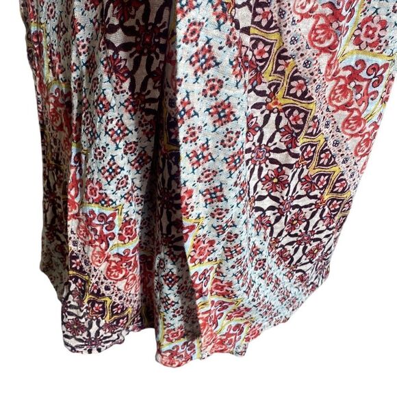 Sundance josette linen short sleeve top small bohemian Drapey top - Picture 4 of 7